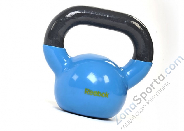 Гиря 7,5 кг Reebok Kettlebell Cyan (голубой) RAWT-18007CY