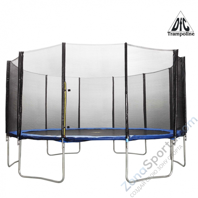 Батут DFC Trampoline Fitness с сеткой 17FT-TR-E