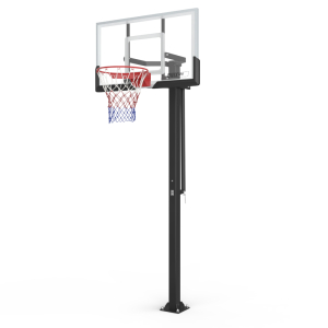 Баскетбольная стойка стационарная UNIX Line B-Stand-TG 54x32 R45 H230-305 см BSTSSTPR305_54TGBK