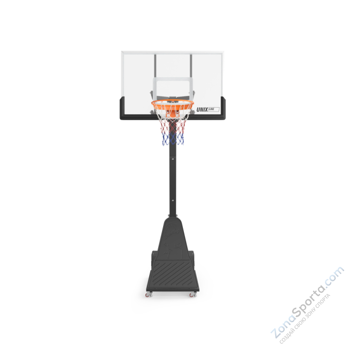 Баскетбольная стойка UNIX Line B-Stand-PC 54x32 R45 H230-305 см BSTSPR305-54PCBK