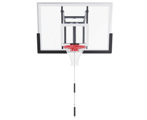 Баскетбольный щит DFC со съёмным регулятором высоты, стекло 6 мм, 120 х 80 см