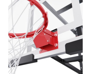 Баскетбольный щит DFC со съёмным регулятором высоты, стекло 8 мм, 152 х 80 см