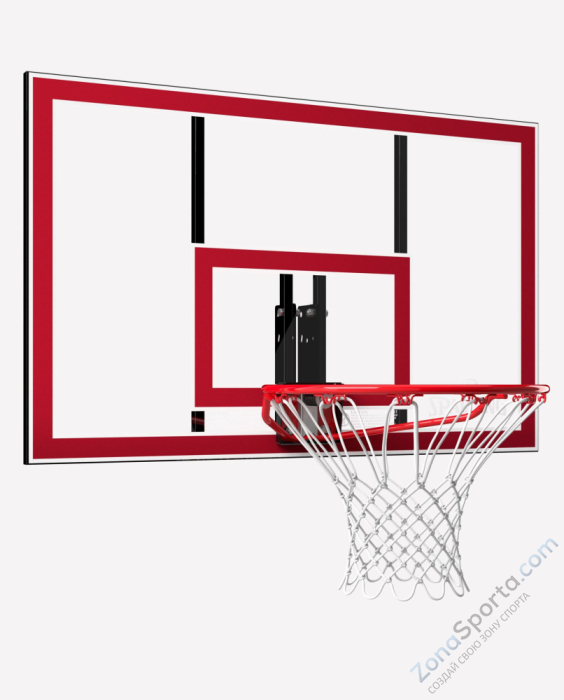 Баскетбольный щит с кольцом Spalding Combo - Polycarbonate арт 791351CN