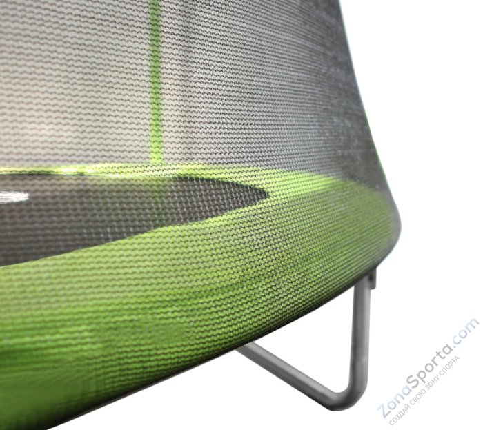 Батут Arland 8FT с внешней страховочной сеткой и лестницей (Light green)