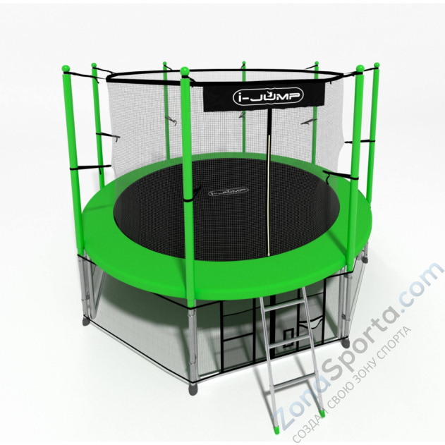 Батут i-Jump Classic 12ft green