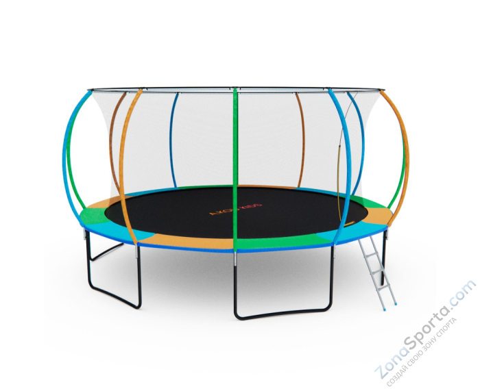 Батут с сеткой DFC A.KOU Kids 16ft с лестницей