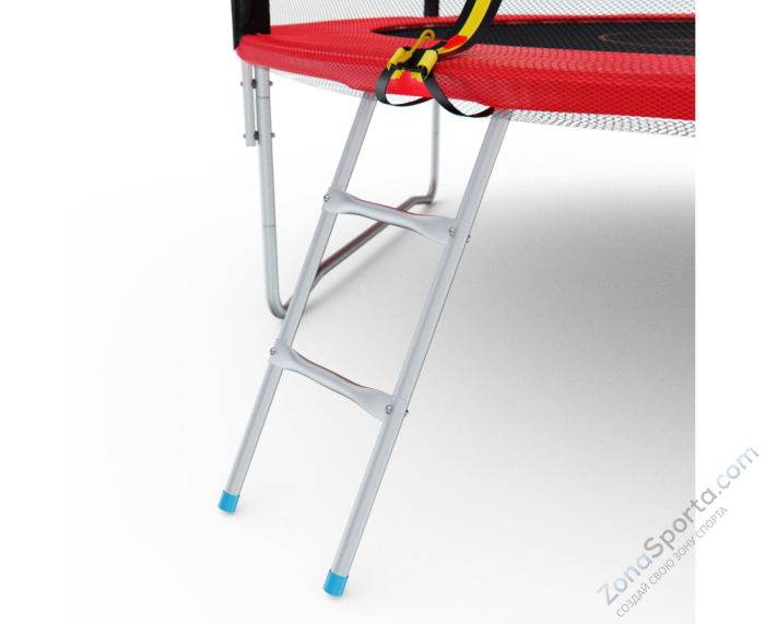 Батут с сеткой DFC Pelpo 10ft с лестницей, Red