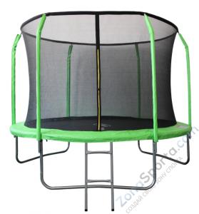 Батут Sport Elite 10FT 3,05 м с защитной сеткой (внутрь) (GB30201-10FT) салатовый