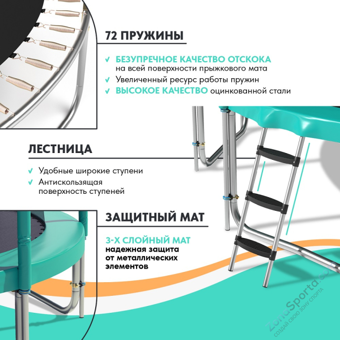 Батут Wallaby Jampy 12 FT