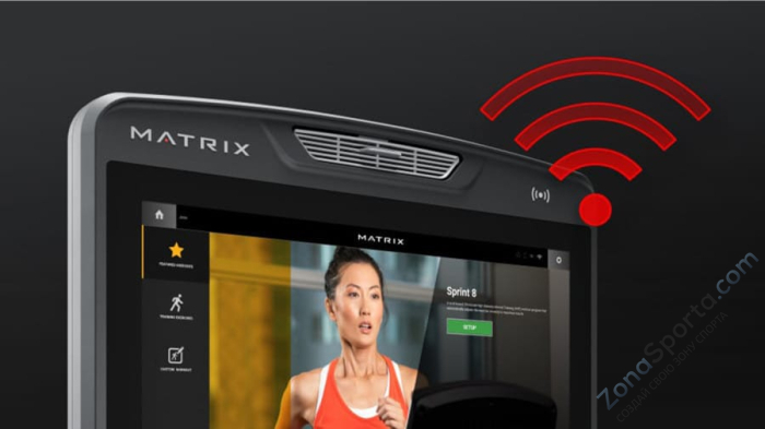 Беговая дорожка Matrix Performance Plus с консолью Touch Base