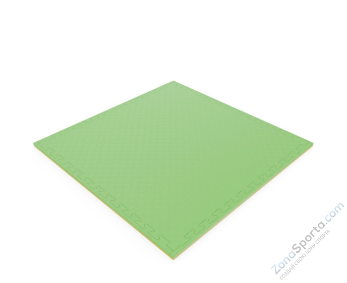 Будо-мат EVA DFC 100 x 100 см, 20 мм, цвет желто-зеленый