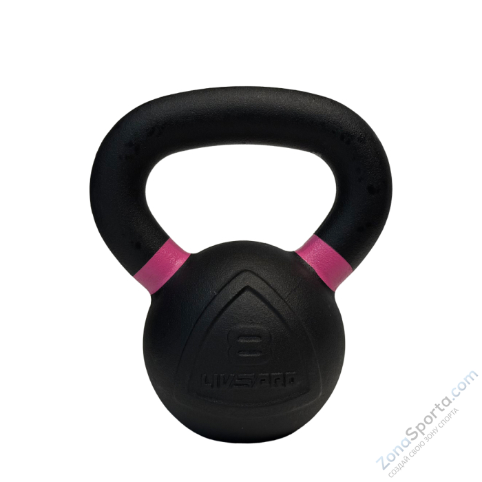 Чугунная гиря Livepro Kettlebell 8 кг