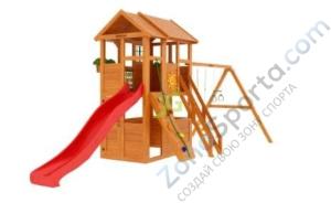 Деревянная детская площадка для дачи Igragrad Клубный домик 2