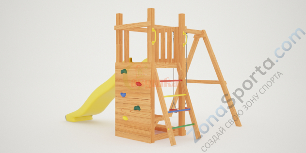Детская площадка Савушка Мастер 6 с качелями (4 сезона)