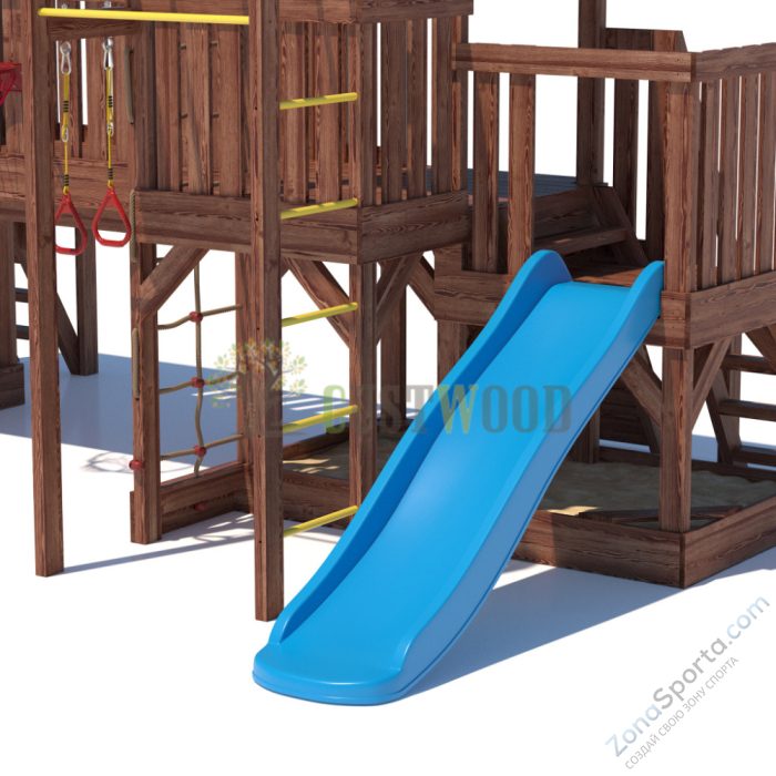 Детская деревянная игровая площадка для улицы дачи CustWood Scout SC13