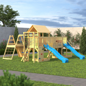 Детская деревянная игровая площадка для улицы дачи CustWood Scout S12
