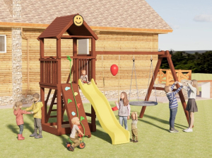 Детская деревянная площадка Smile Big Base