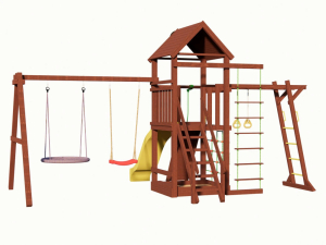 Детская деревянная площадка Smile Big Net Grab