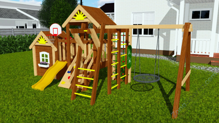 Детская площадка для дома Baby Mark 6