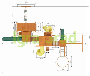 Детская площадка IgraGrad Великан Deluxe