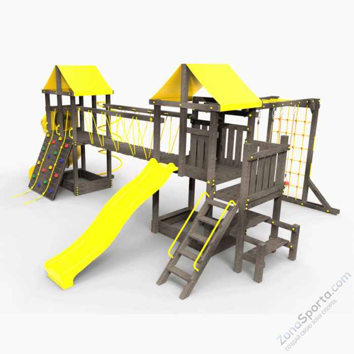 Детская площадка Пикник Black Кракен с трубой