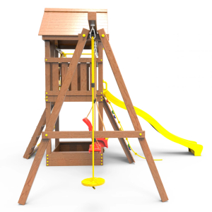 Детская площадка Пикник Оптимус Д с турником и шведской стенкой