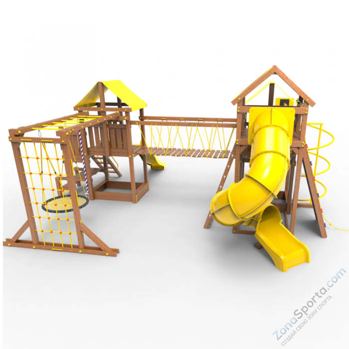 Детская площадка Пикник Оптимус Стэйдж К с винтовой трубой