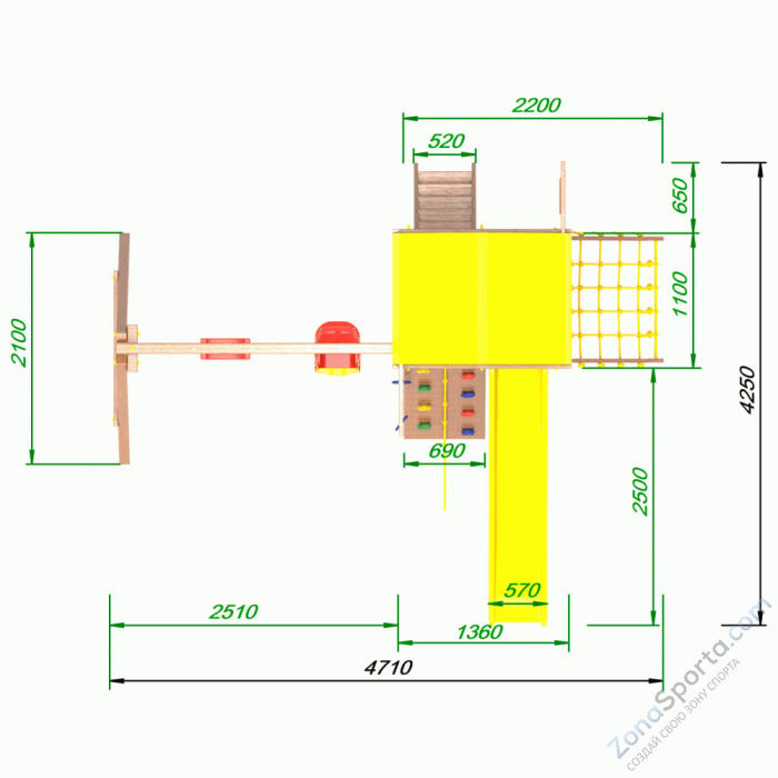 Детская площадка Пикник Оптимус Тасмания