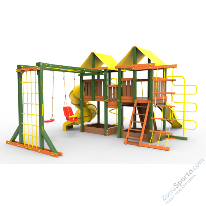 Детская площадка Пикник Вега Пацифик Light с винтовой трубой