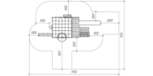 Детская площадка Савушка Куб-3 (Махагон) с подушками
