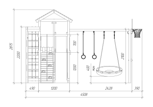 Детская площадка Савушка Мастер 5 Comfort