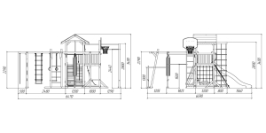 Детская площадка Савушка Семейная Comfort Plus