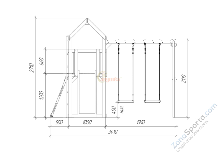 Детская площадка Савушка TooSun (Тусун) 7
