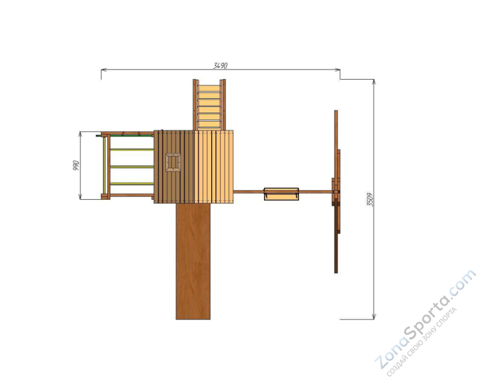 Детский городок Выше Всех Теремок 2