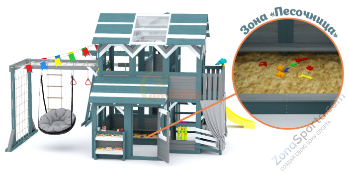 Детский игровой комплекс Савушка PlayHouse-5