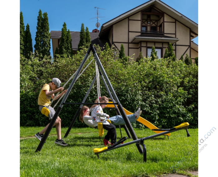 Детский комплекс DFC качели, качели-балансир и горка 74560