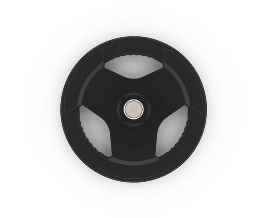 Диск обрезиненный с хватом 20 кг / диаметр 51 мм DFC