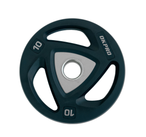 Диск олимпийский полиуретановый 10 кг OKPRO OK2037A-1000-G