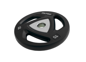 Диск олимпийский полиуретановый 15 кг OKPRO OK2037A-1500-G