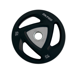 Диск олимпийский полиуретановый 15 кг OKPRO OK2037A-1500-G