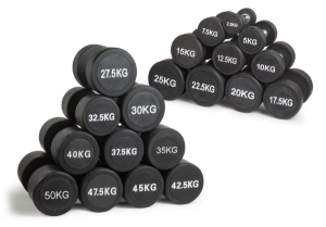 Гантель неразборная круглая 30 кг. VictoryFit VF-R300