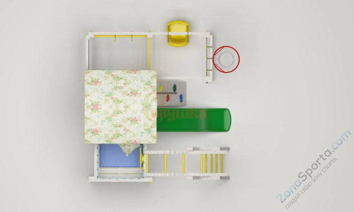 Игровой комплекс Савушка Baby 5 голубой