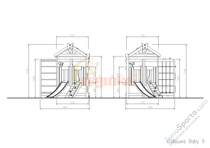 Игровой комплекс Савушка Baby club 9