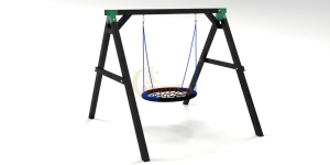 Качели Сава Black с качелями Гнездо