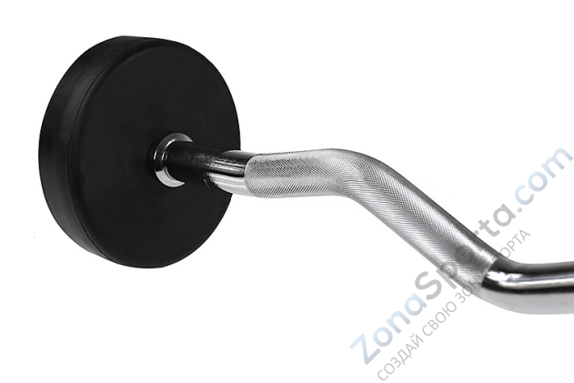 Комплект изогнутых фиксированных обрезиненных штанг 5 шт Hasttings Digger от 10 до 20кг