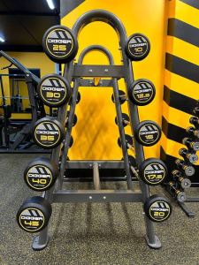 Комплект прямых фиксированных обрезиненных штанг Hasttings HD51G2A-10-30 от 10 до 30 кг