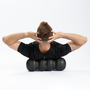 Контурный массажный ролл INEX Rollga 45 x 15 см, черный