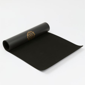 Коврик для йоги INEX Yoga PU Mat TPE c гравировкой серый