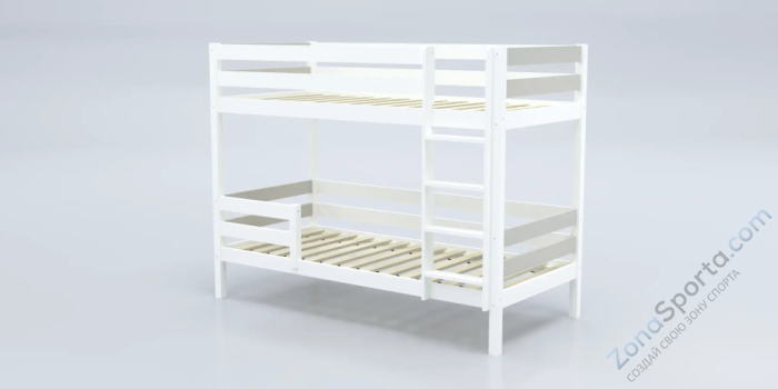 Кровать детская двухъярусная Савушка-01 90х180 серая