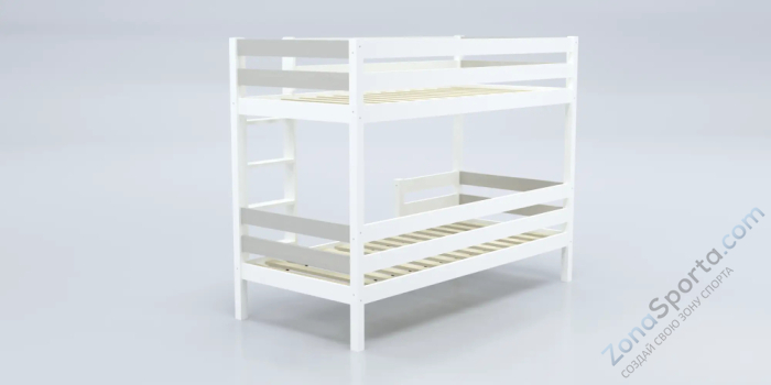 Кровать детская двухъярусная Савушка-01 90х200 серая